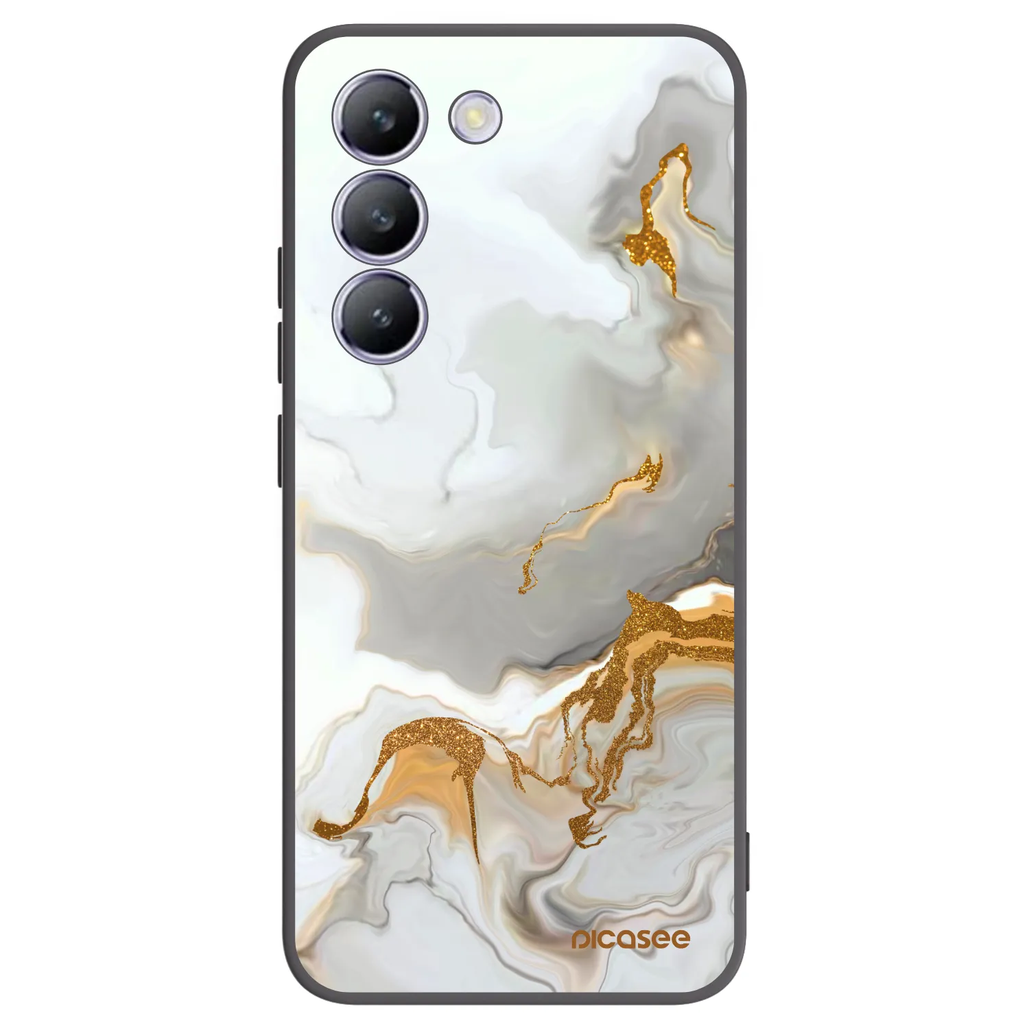 Picasee fekete szilikon tok az alábbi mobiltelefonokra Vivo V40 SE 5G - Her