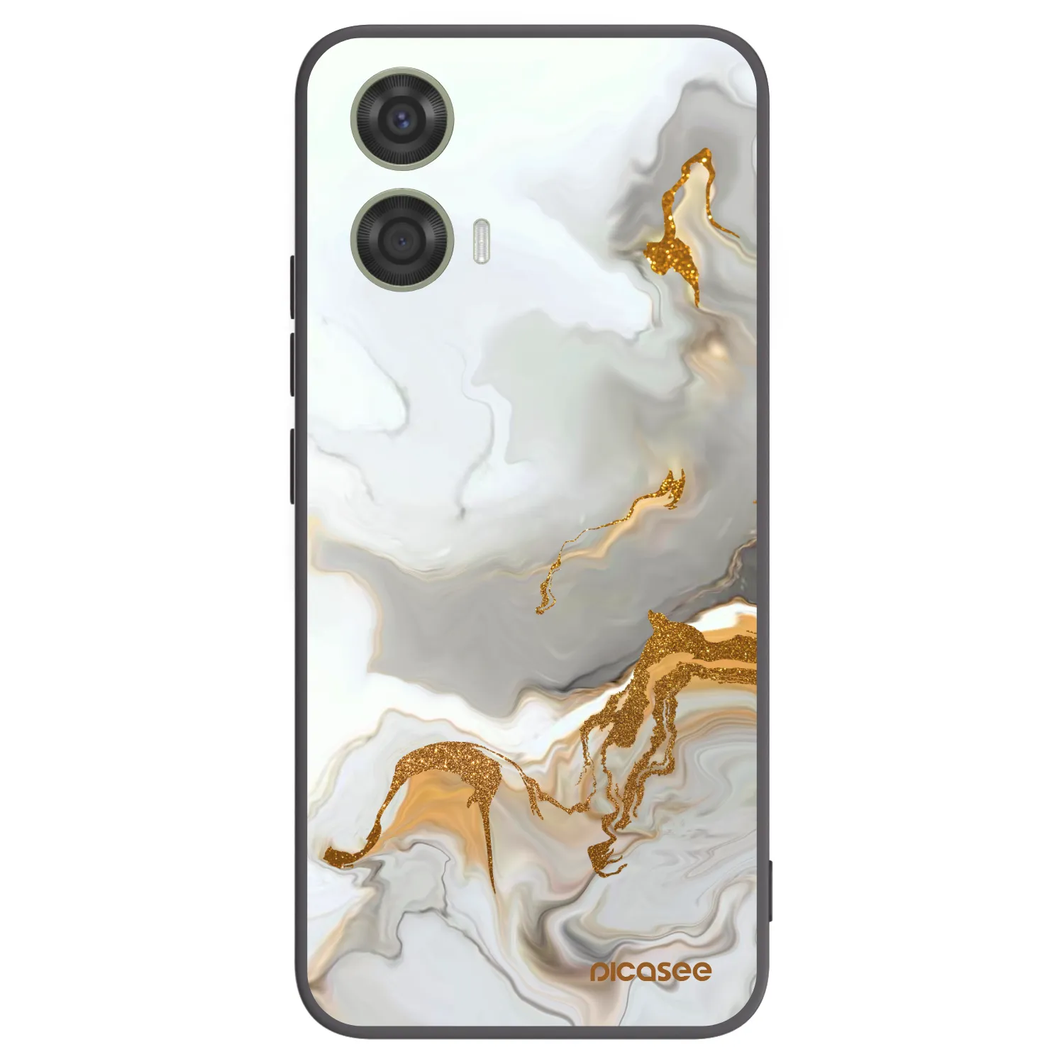 Picasee fekete szilikon tok az alábbi mobiltelefonokra Motorola Moto G24 - Her