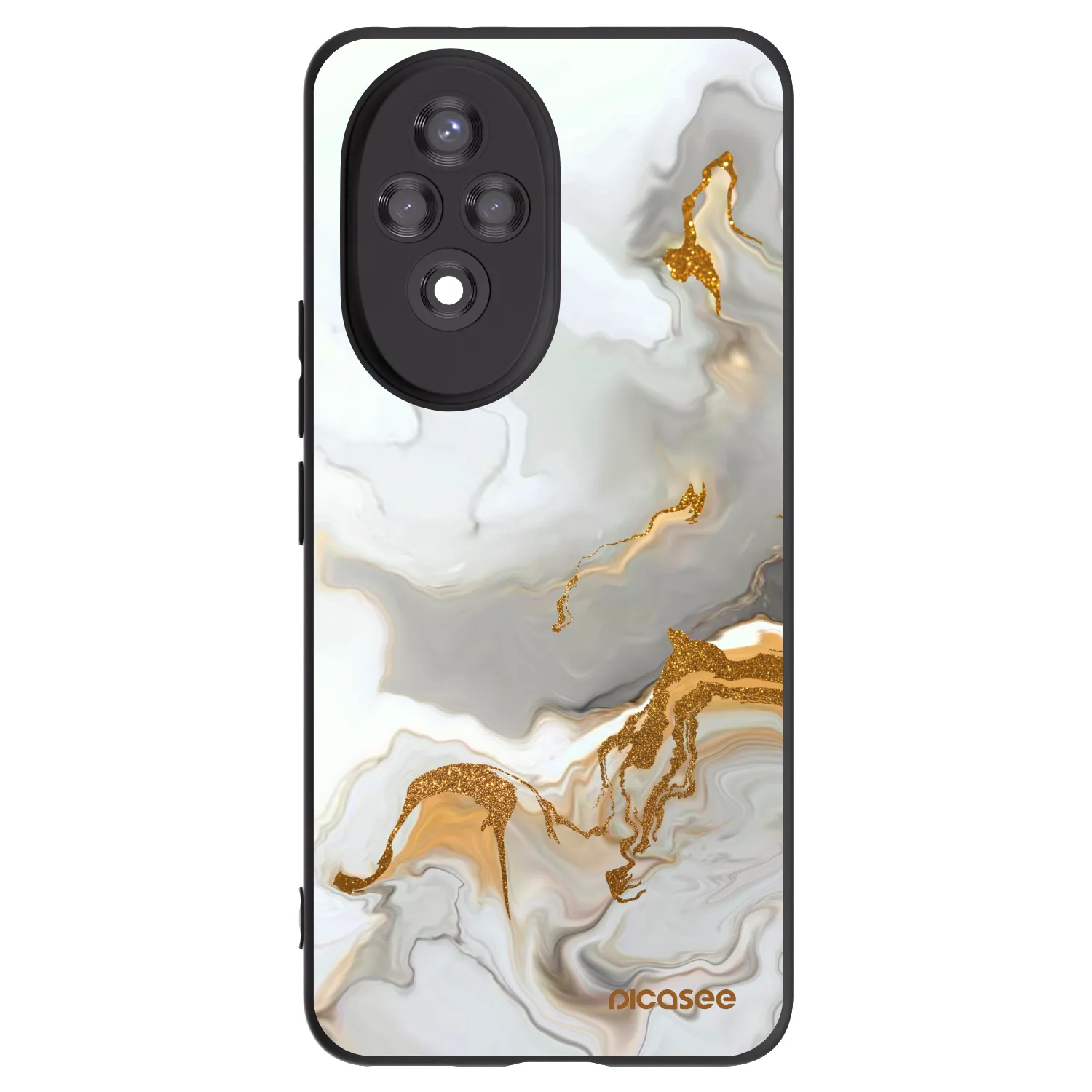 Picasee fekete szilikon tok az alábbi mobiltelefonokra Honor 200 5G - Her