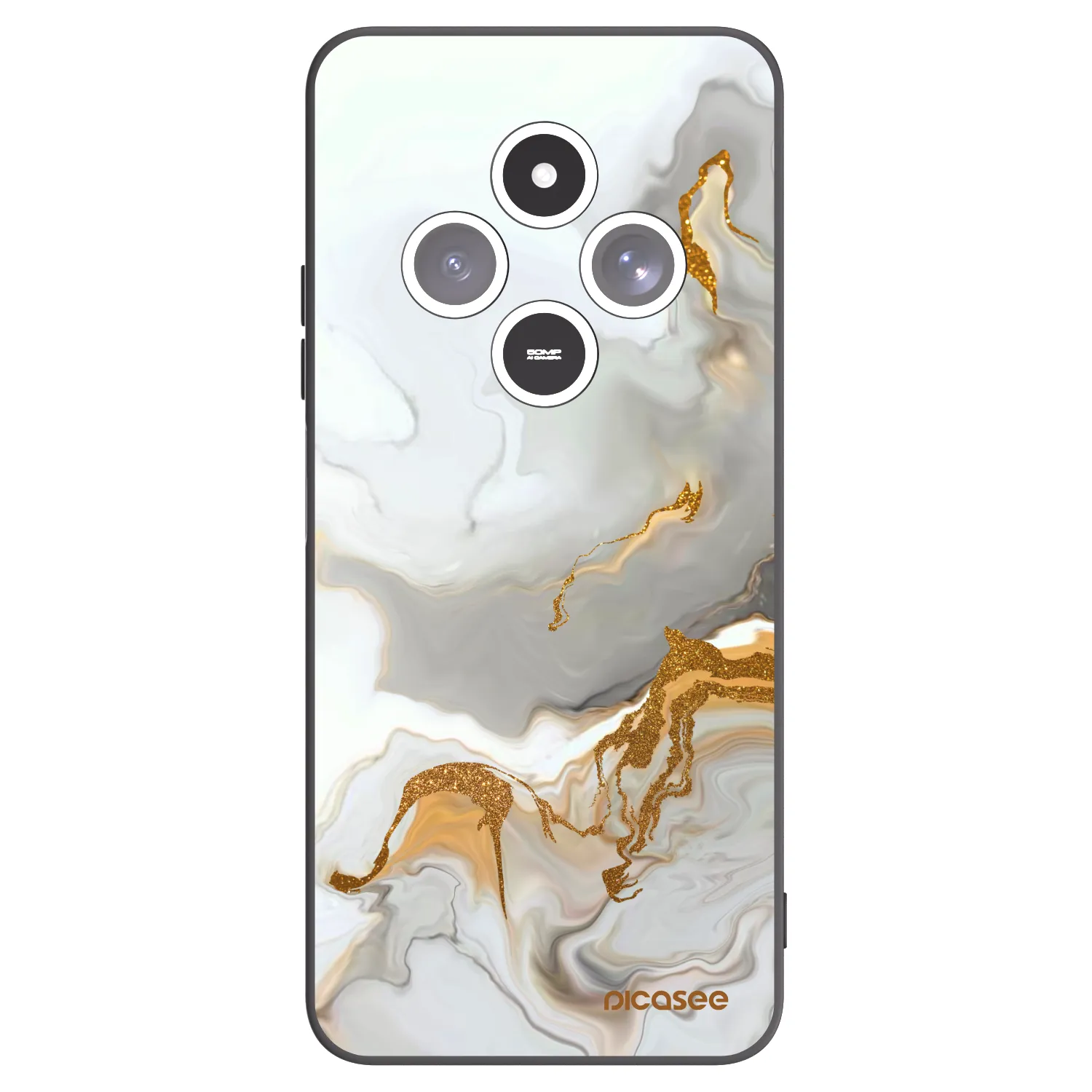 Picasee fekete szilikon tok az alábbi mobiltelefonokra Xiaomi Redmi 14C - Her