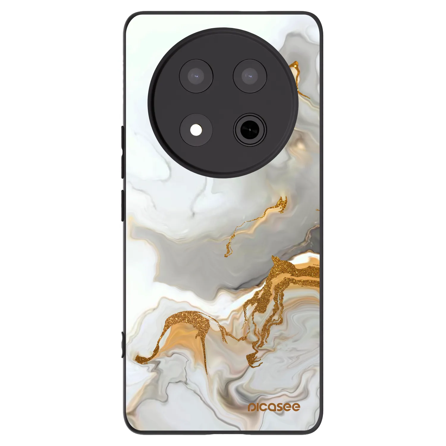 Picasee fekete szilikon tok az alábbi mobiltelefonokra Honor Magic7 Lite 5G - Her