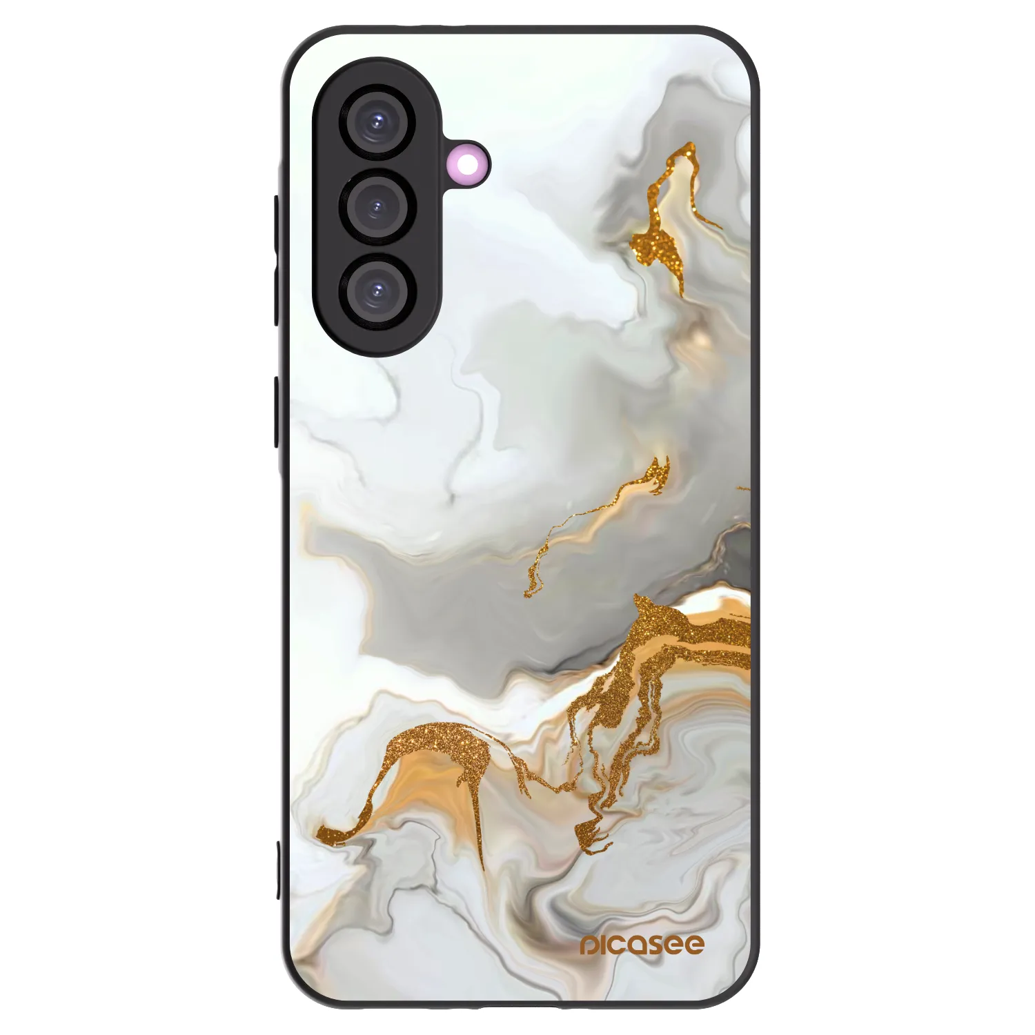 Picasee fekete szilikon tok az alábbi mobiltelefonokra Samsung Galaxy A56 5G A566B - Her
