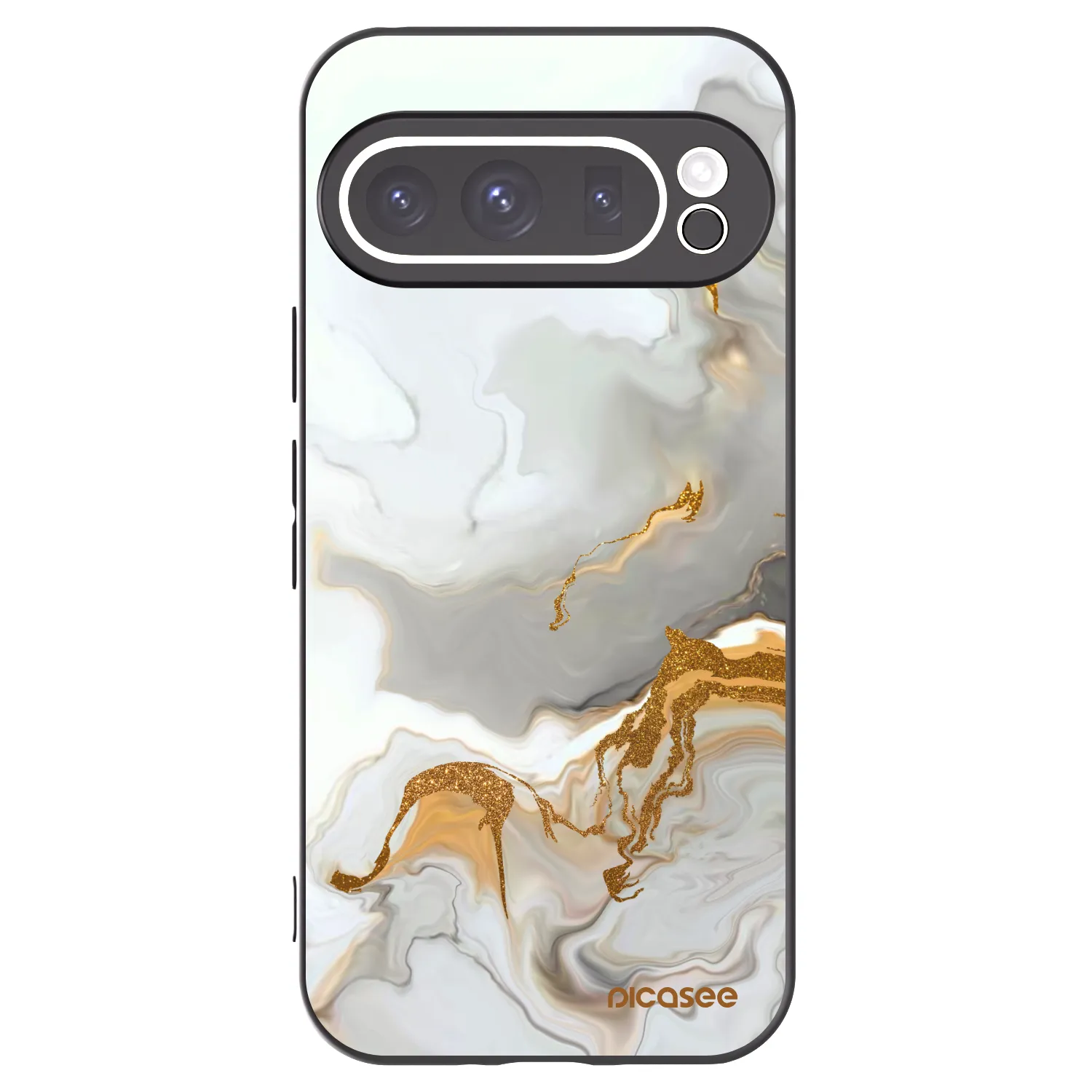 Picasee fekete szilikon tok az alábbi mobiltelefonokra Google Pixel 9 Pro - Her