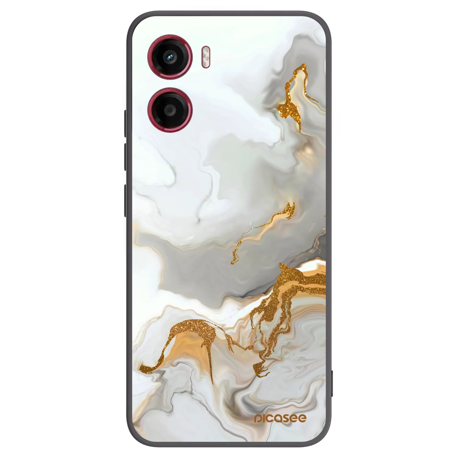 Picasee fekete szilikon tok az alábbi mobiltelefonokra Motorola Moto G05 - Her