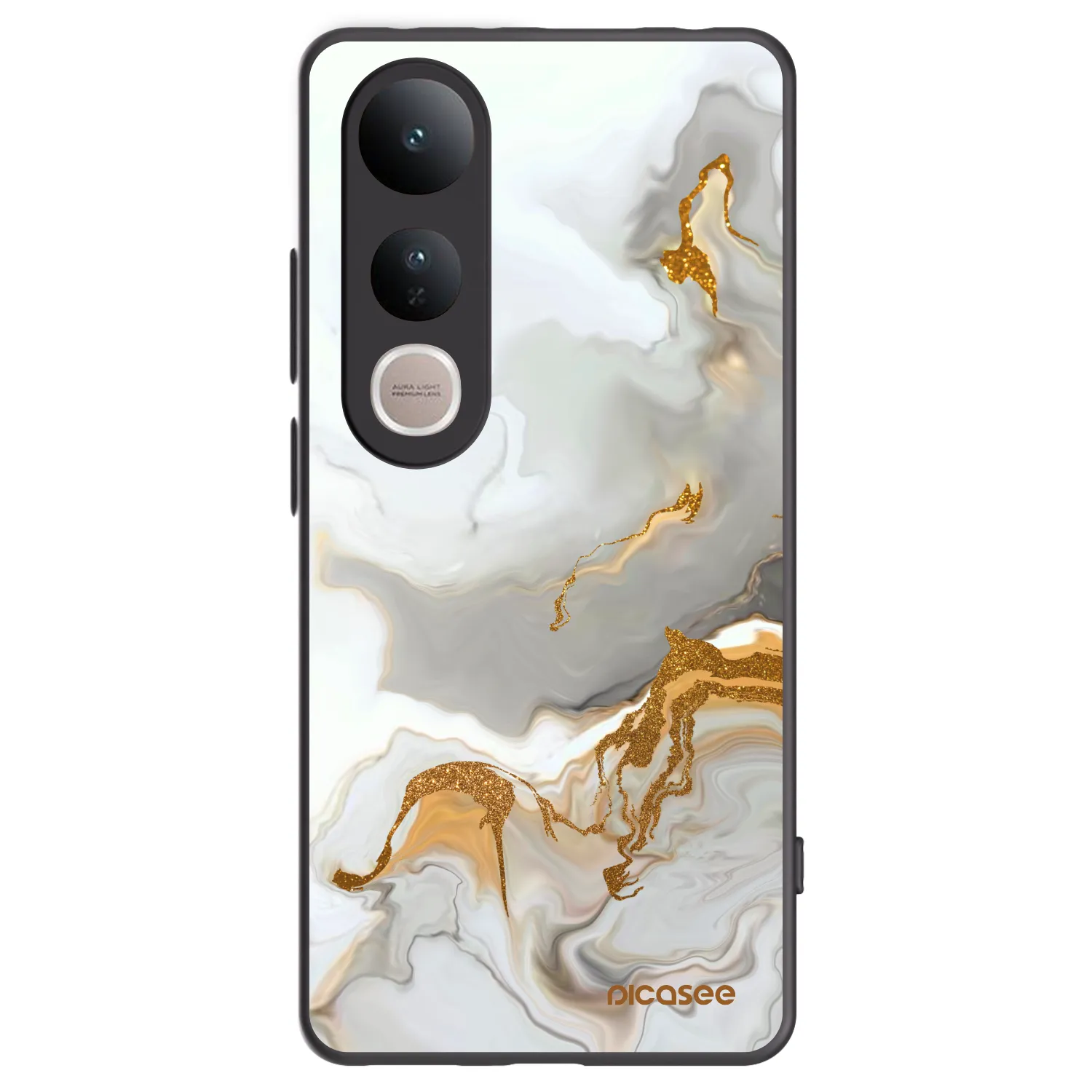 Picasee fekete szilikon tok az alábbi mobiltelefonokra Vivo V50 Lite 5G - Her