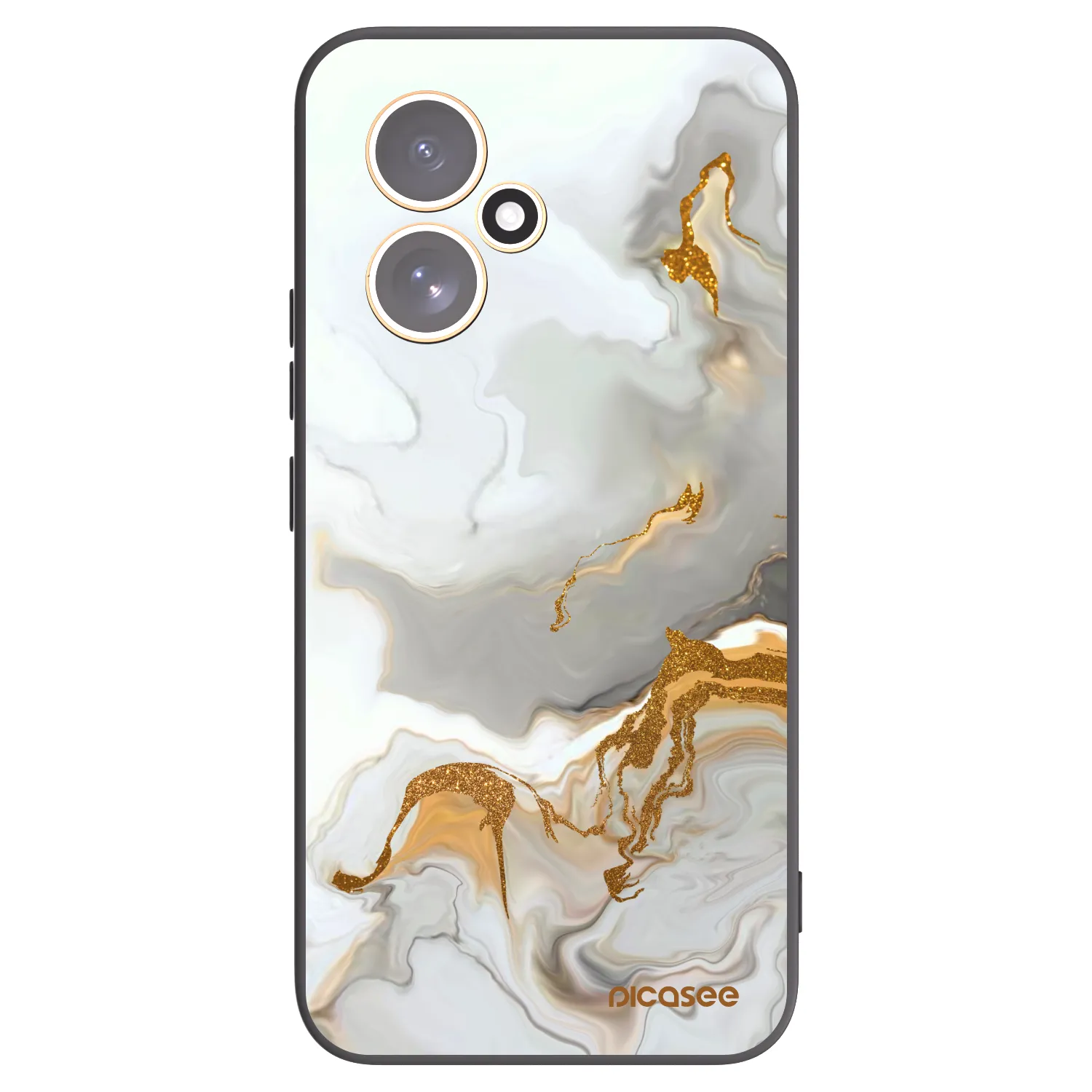 Picasee fekete szilikon tok az alábbi mobiltelefonokra Honor 400 5G - Her