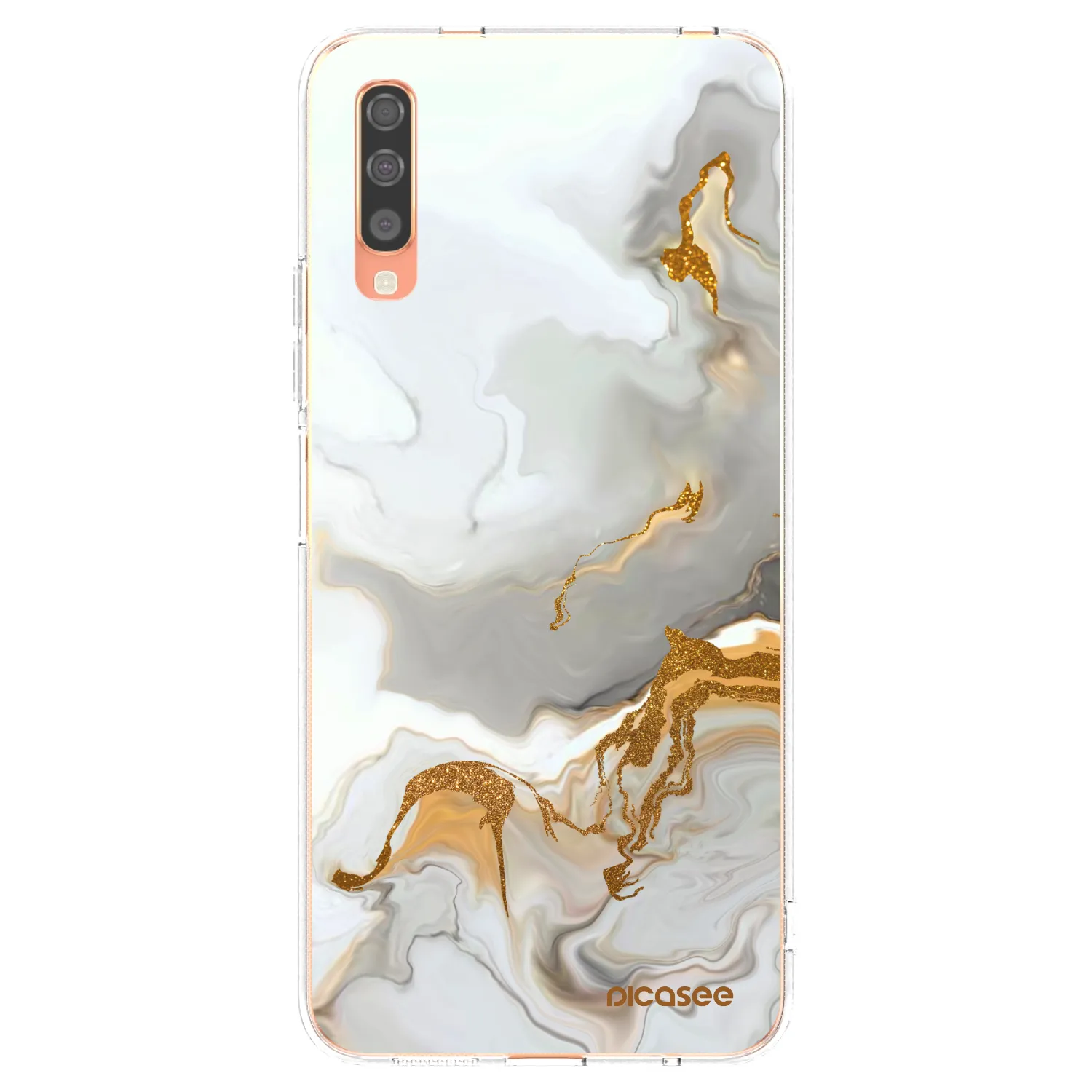 Picasee átlátszó szilikon tok az alábbi mobiltelefonokra Samsung Galaxy A70 A705F - Her