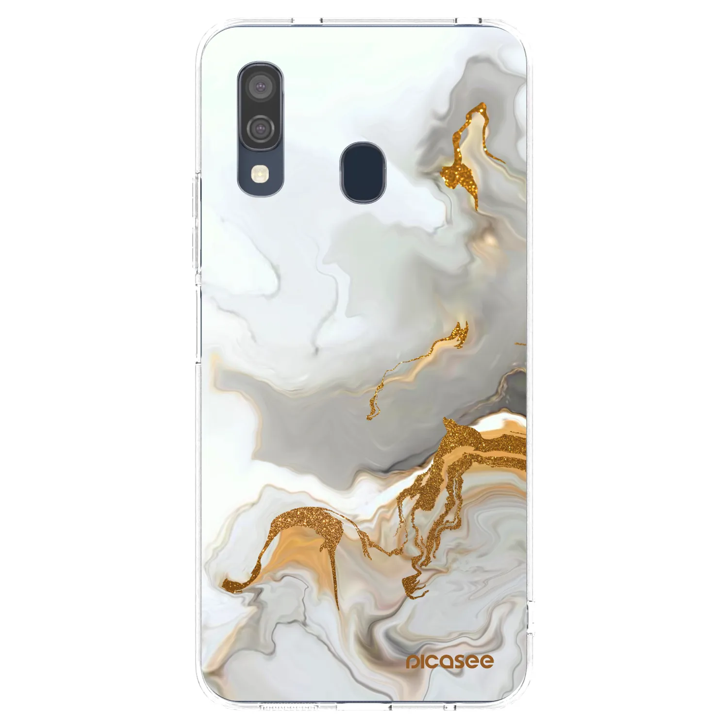 Picasee átlátszó szilikon tok az alábbi mobiltelefonokra Samsung Galaxy A40 A405F - Her