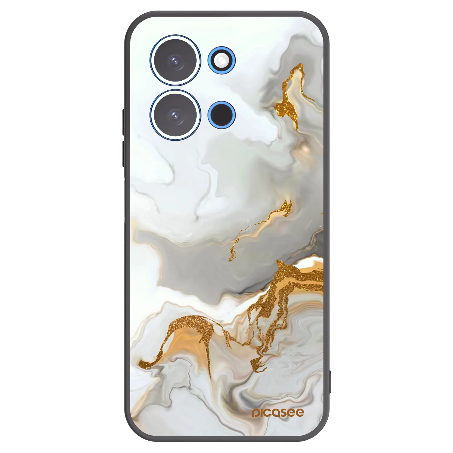 Picasee fekete szilikon tok az alábbi mobiltelefonokra Xiaomi Redmi 15C 4G - Her