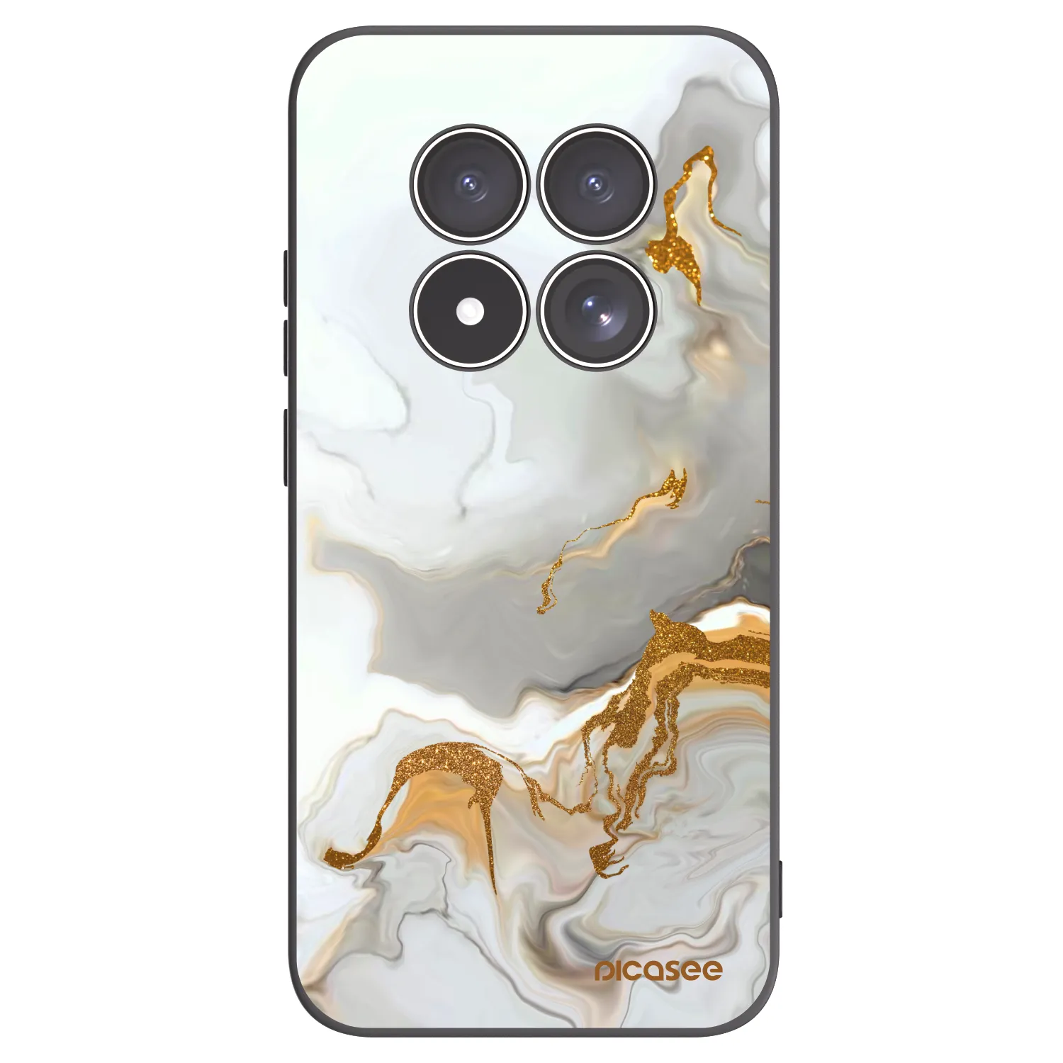 Picasee fekete szilikon tok az alábbi mobiltelefonokra Xiaomi Redmi Note 15 Pro 4G - Her