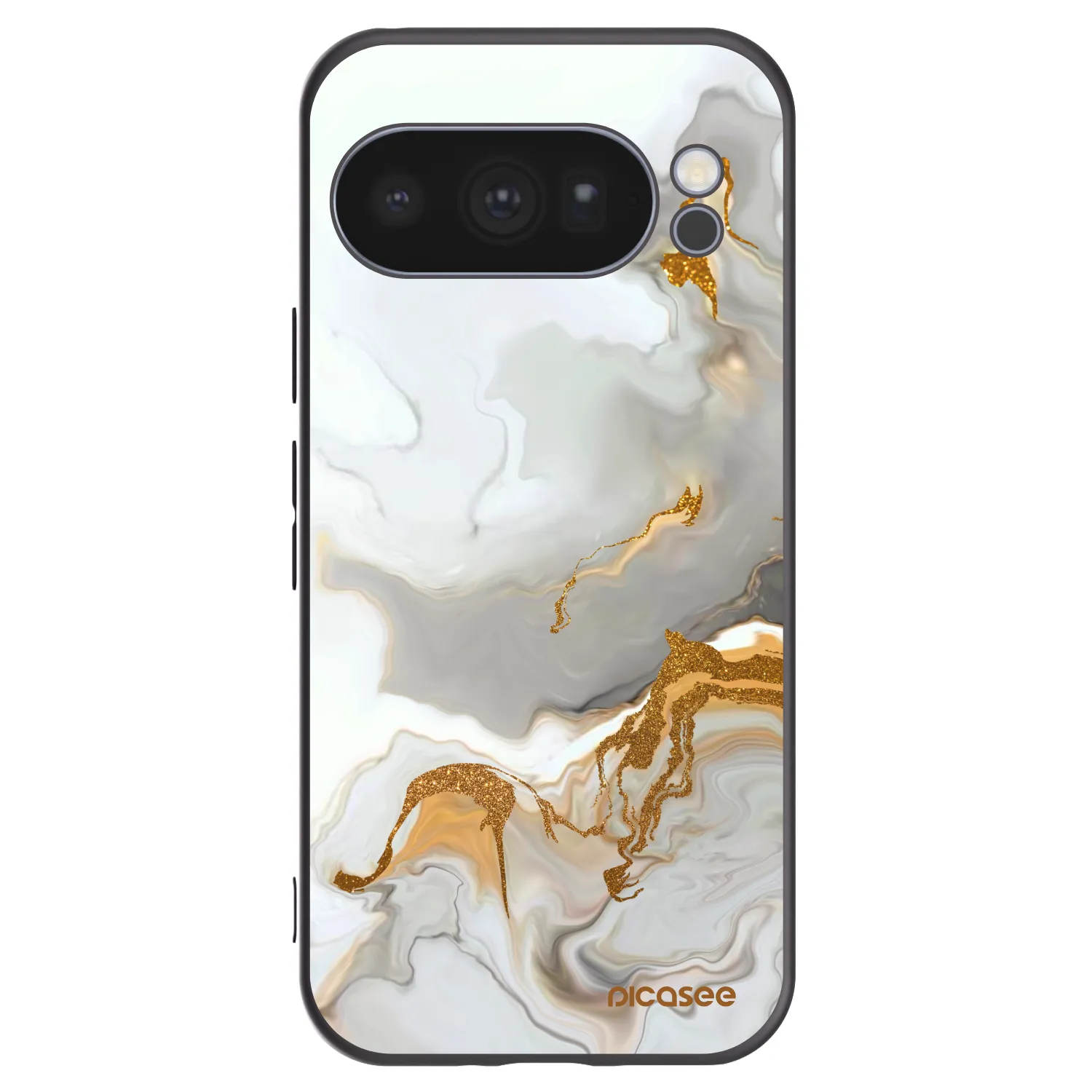 Picasee fekete szilikon tok az alábbi mobiltelefonokra Google Pixel 10 Pro - Her