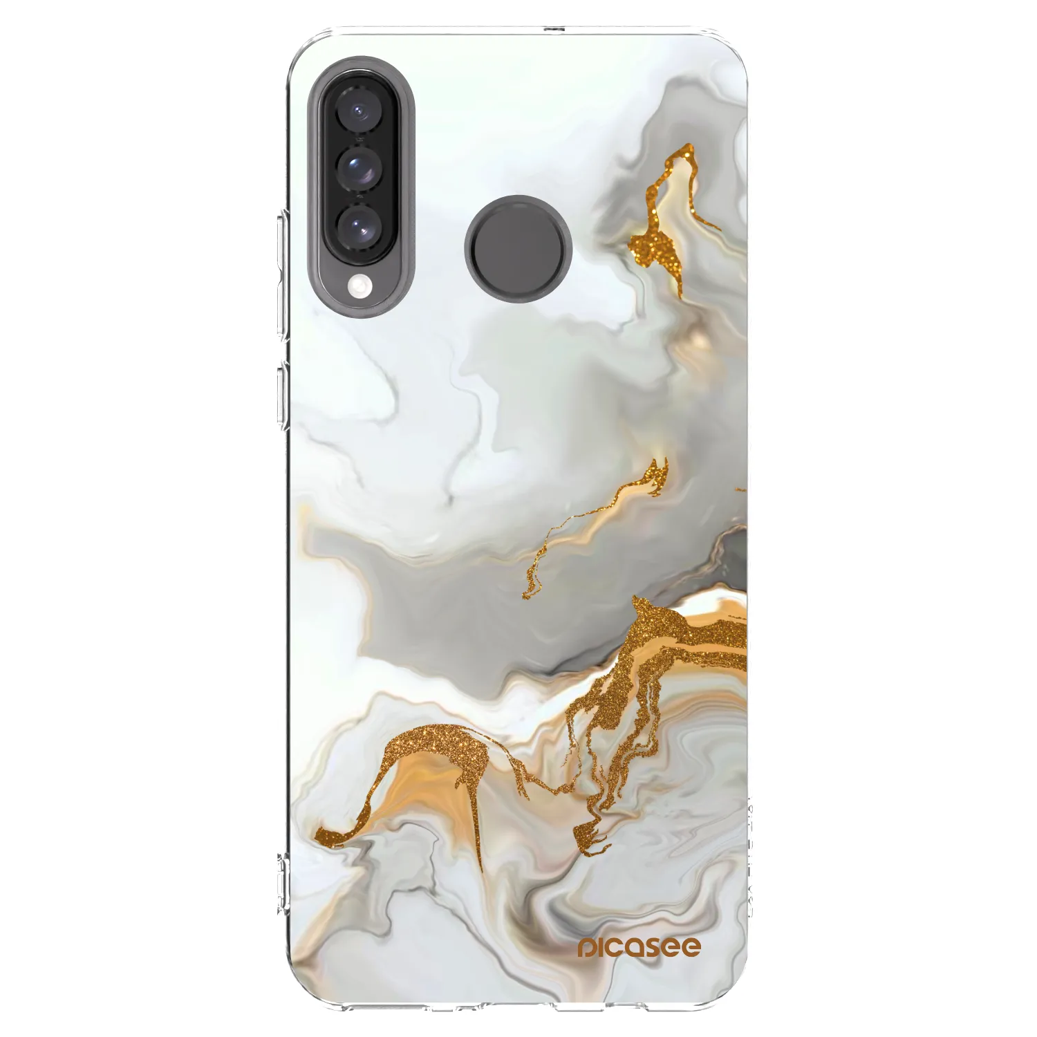 Picasee átlátszó szilikon tok az alábbi mobiltelefonokra Huawei P30 Lite - Her