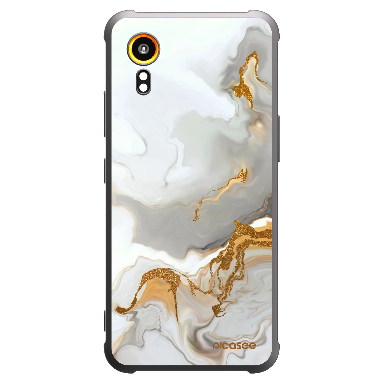 Picasee fekete szilikon tok az alábbi mobiltelefonokra Samsung Galaxy Xcover 7 - Her