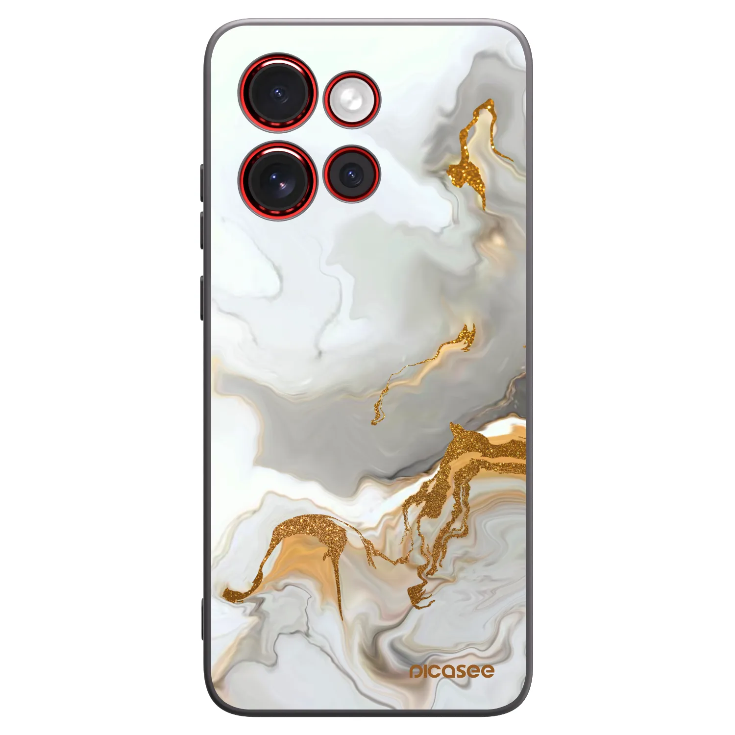Picasee fekete szilikon tok az alábbi mobiltelefonokra Motorola Edge 60 Neo 5G - Her