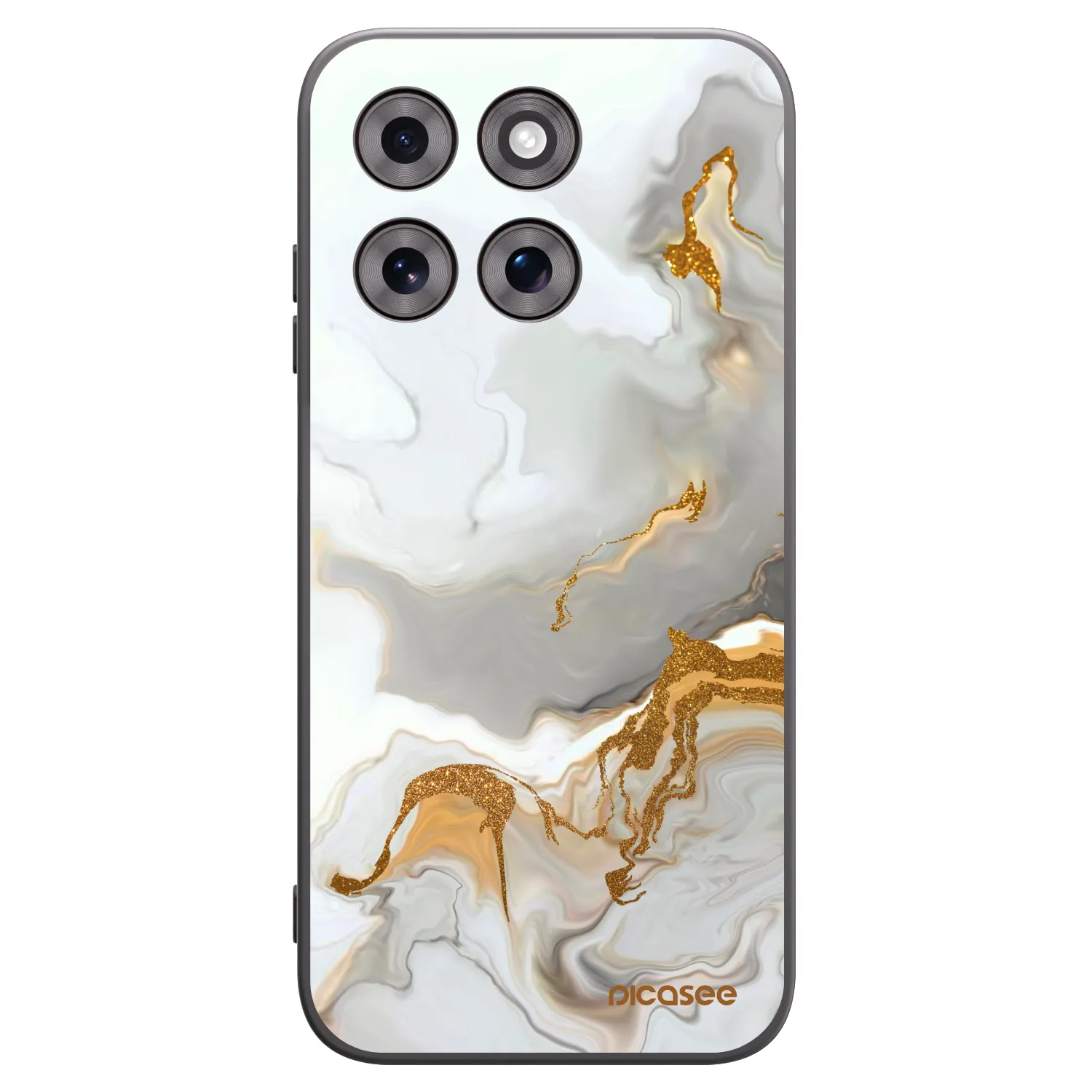 Picasee fekete szilikon tok az alábbi mobiltelefonokra Motorola Moto G77 - Her