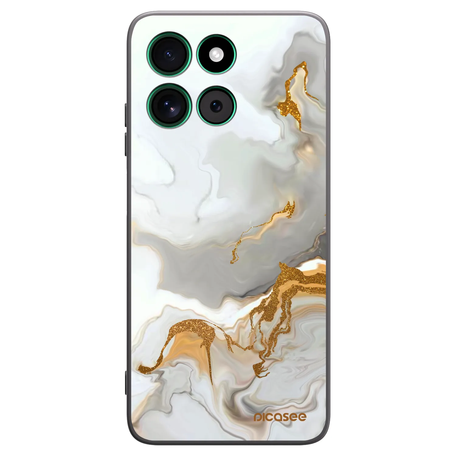 Picasee fekete szilikon tok az alábbi mobiltelefonokra Motorola Moto G57 Power - Her