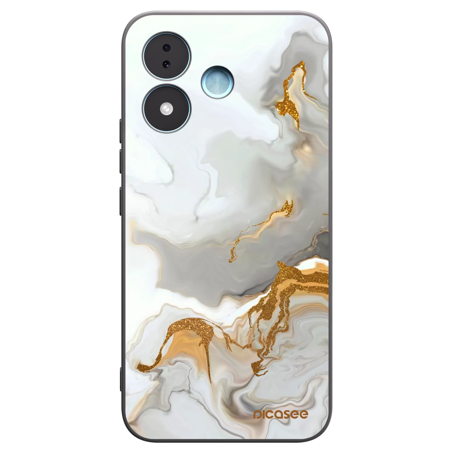 Picasee fekete szilikon tok az alábbi mobiltelefonokra Xiaomi Redmi Note 17 5G - Her