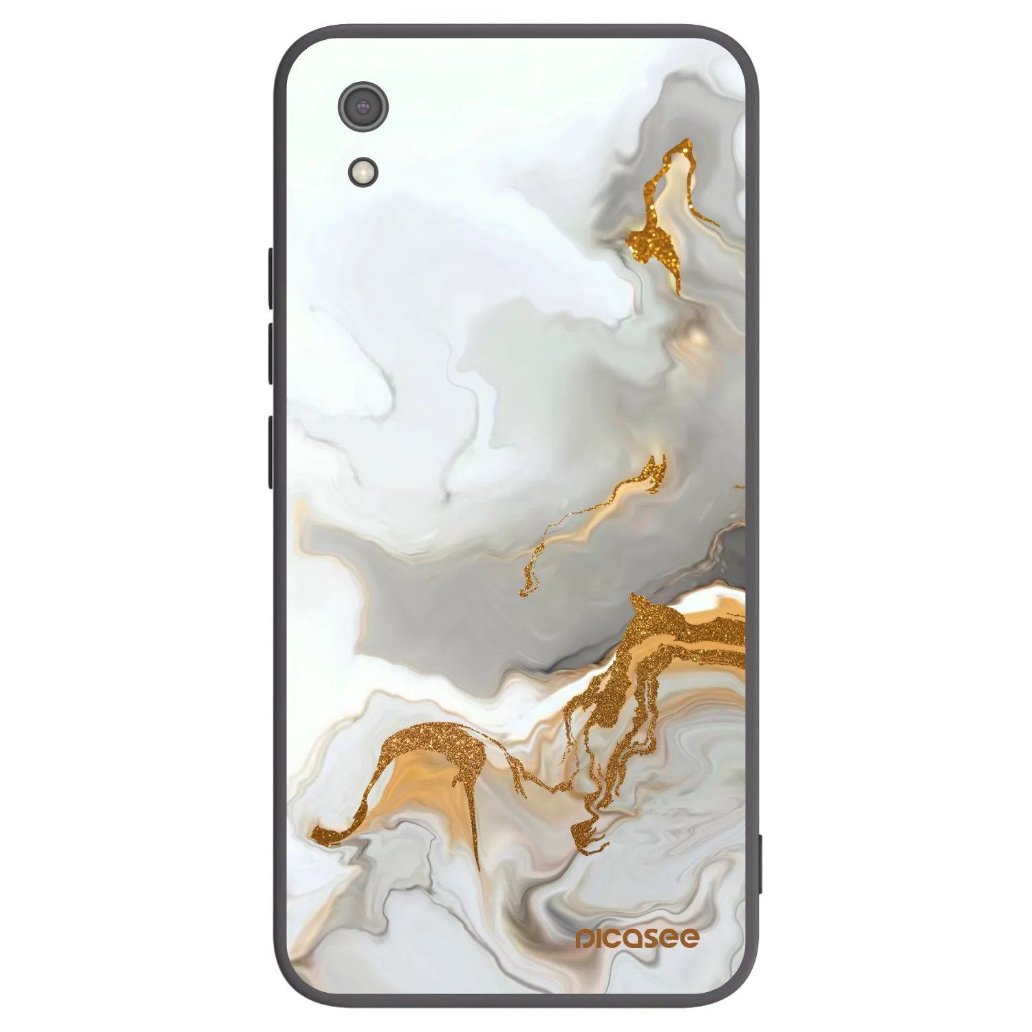 Picasee fekete szilikon tok az alábbi mobiltelefonokra Xiaomi Redmi 7A - Her