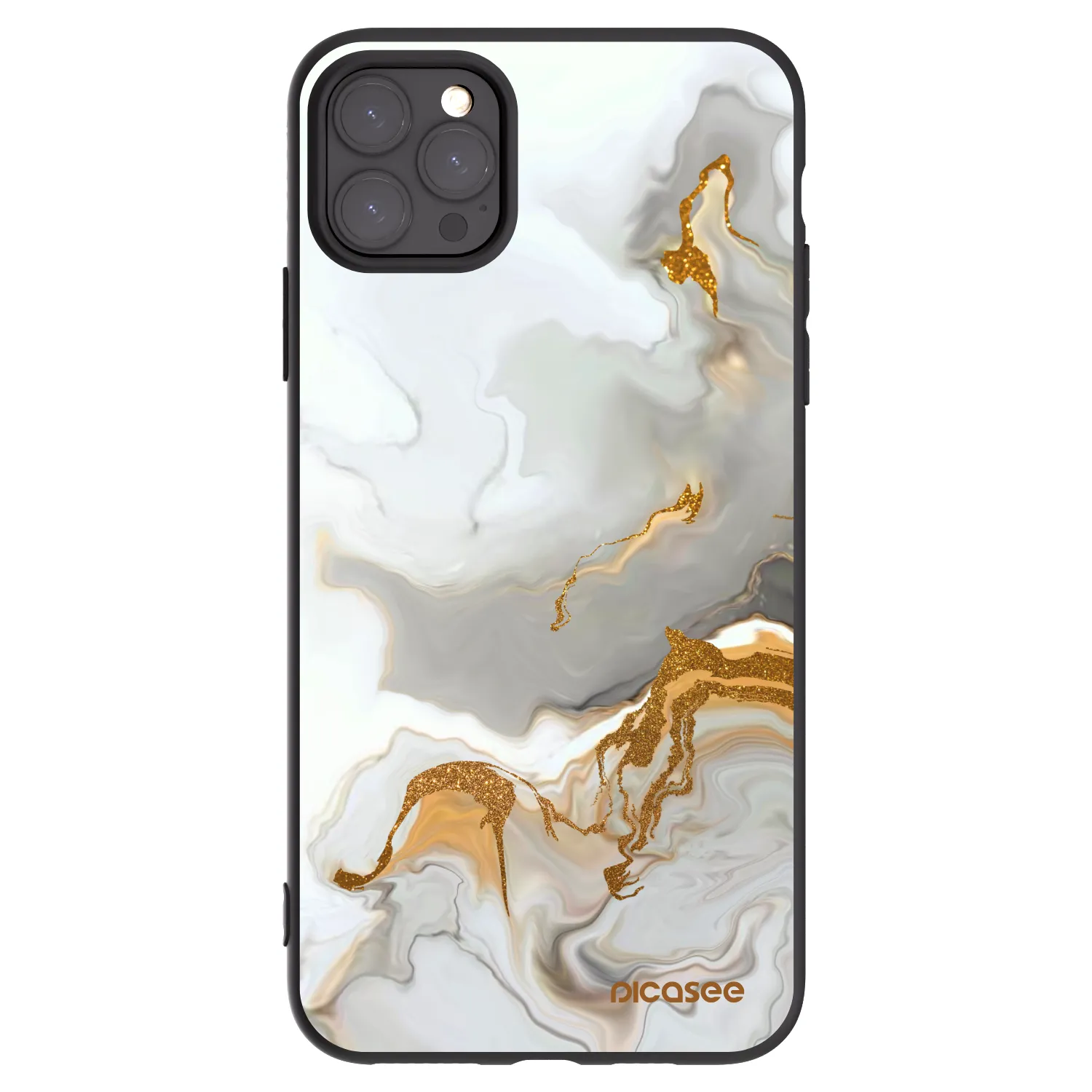 Picasee fekete szilikon tok az alábbi mobiltelefonokra Apple iPhone 11 Pro Max - Her