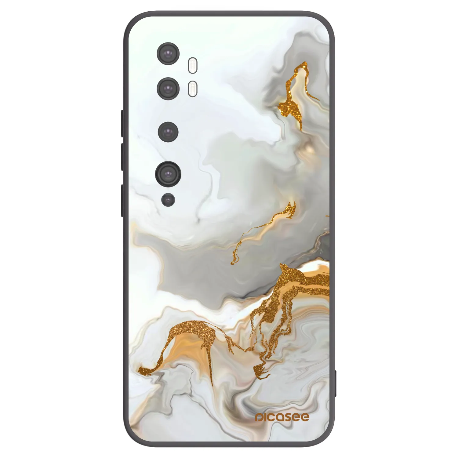 Picasee fekete szilikon tok az alábbi mobiltelefonokra Xiaomi Mi Note 10 (Pro) - Her