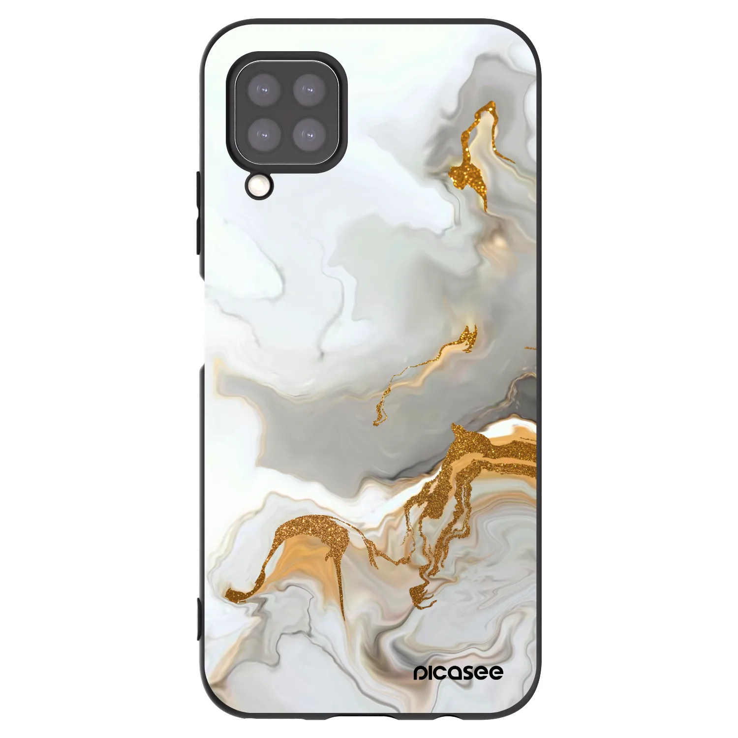 Picasee fekete szilikon tok az alábbi mobiltelefonokra Huawei P40 Lite - Her