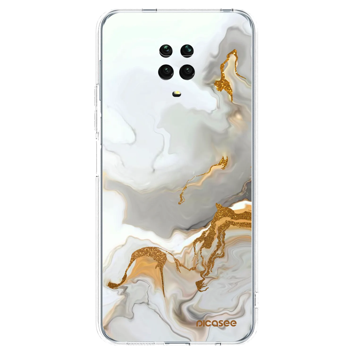 Picasee átlátszó szilikon tok az alábbi mobiltelefonokra Xiaomi Redmi Note 9 Pro - Her