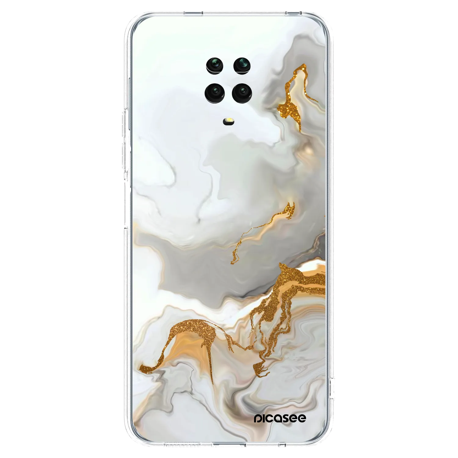 Picasee átlátszó szilikon tok az alábbi mobiltelefonokra Xiaomi Redmi Note 9S - Her