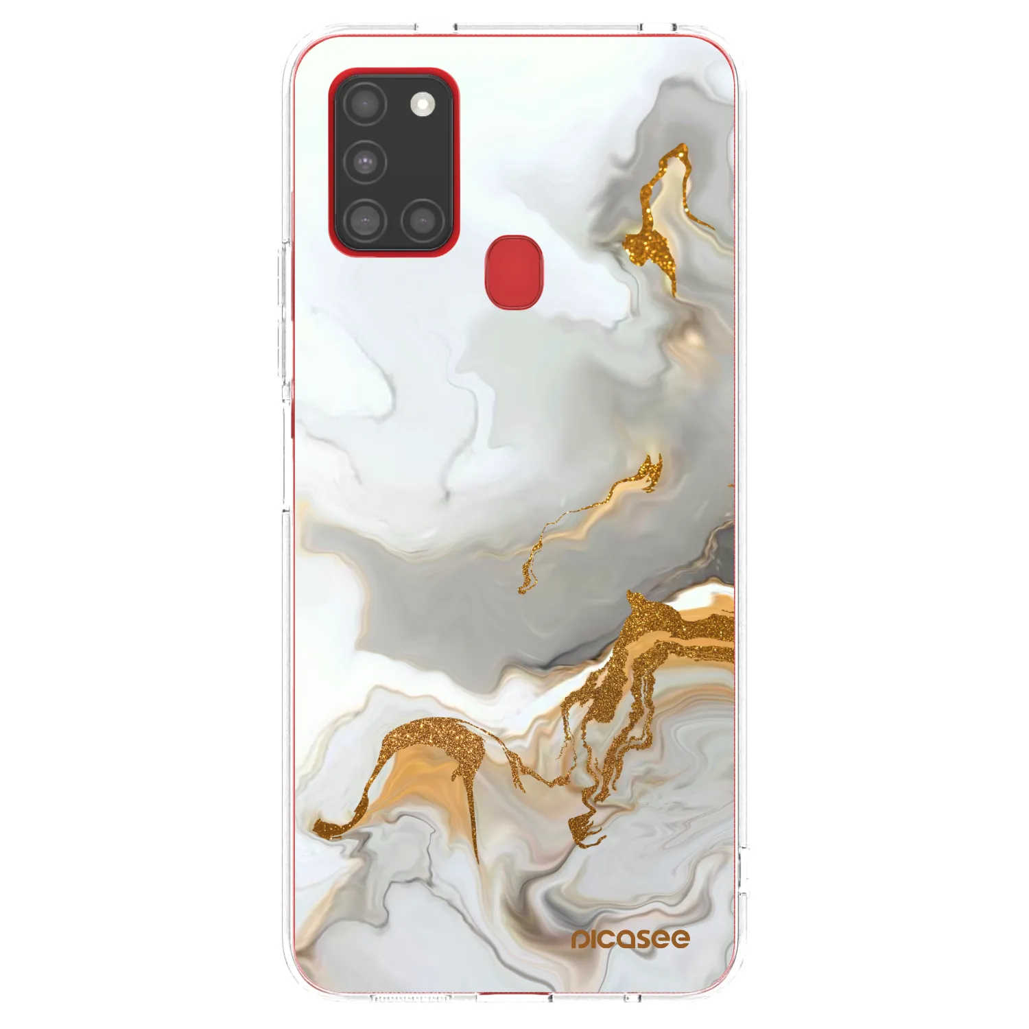 Picasee átlátszó szilikon tok az alábbi mobiltelefonokra Samsung Galaxy A21s - Her