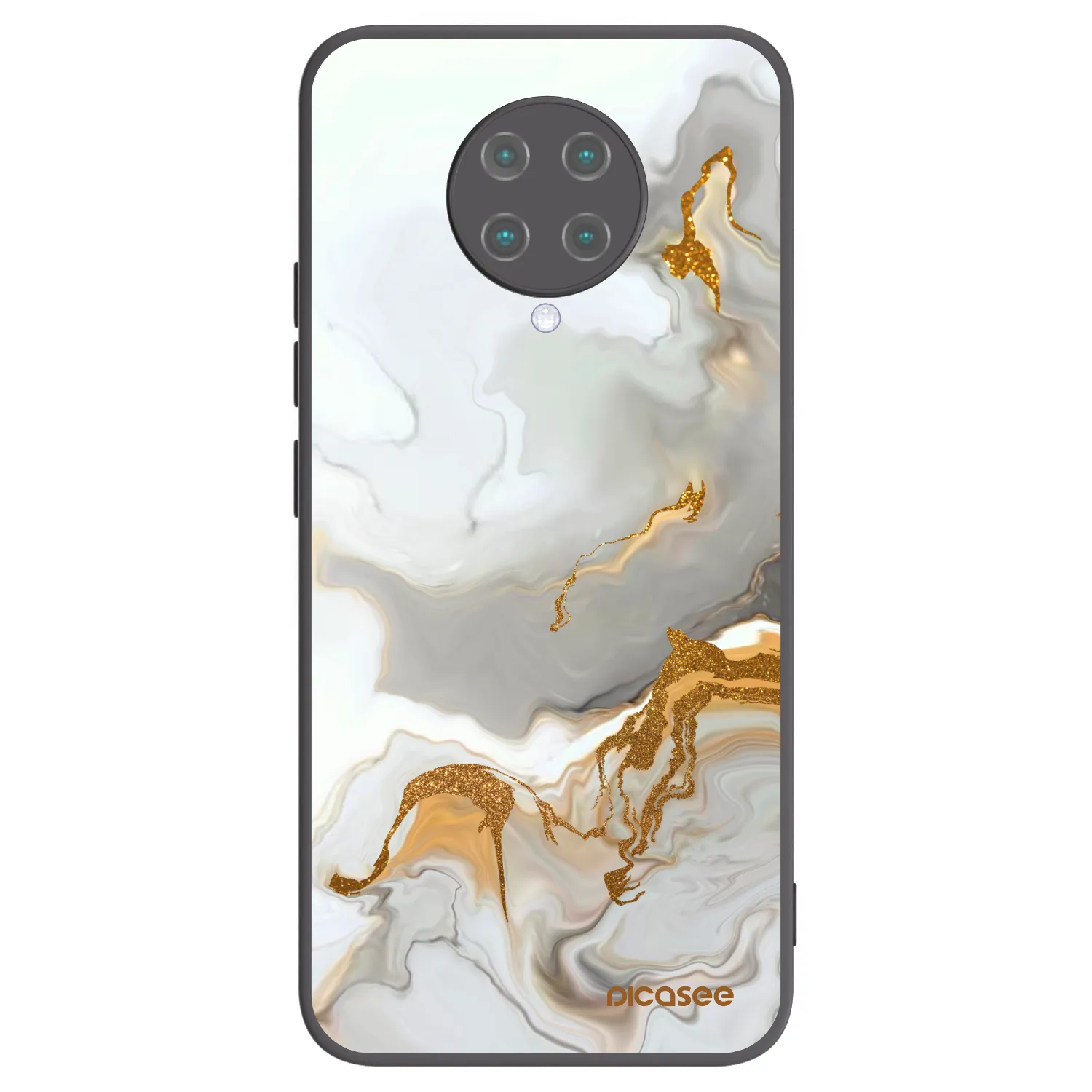 Picasee fekete szilikon tok az alábbi mobiltelefonokra Xiaomi Poco F2 Pro - Her