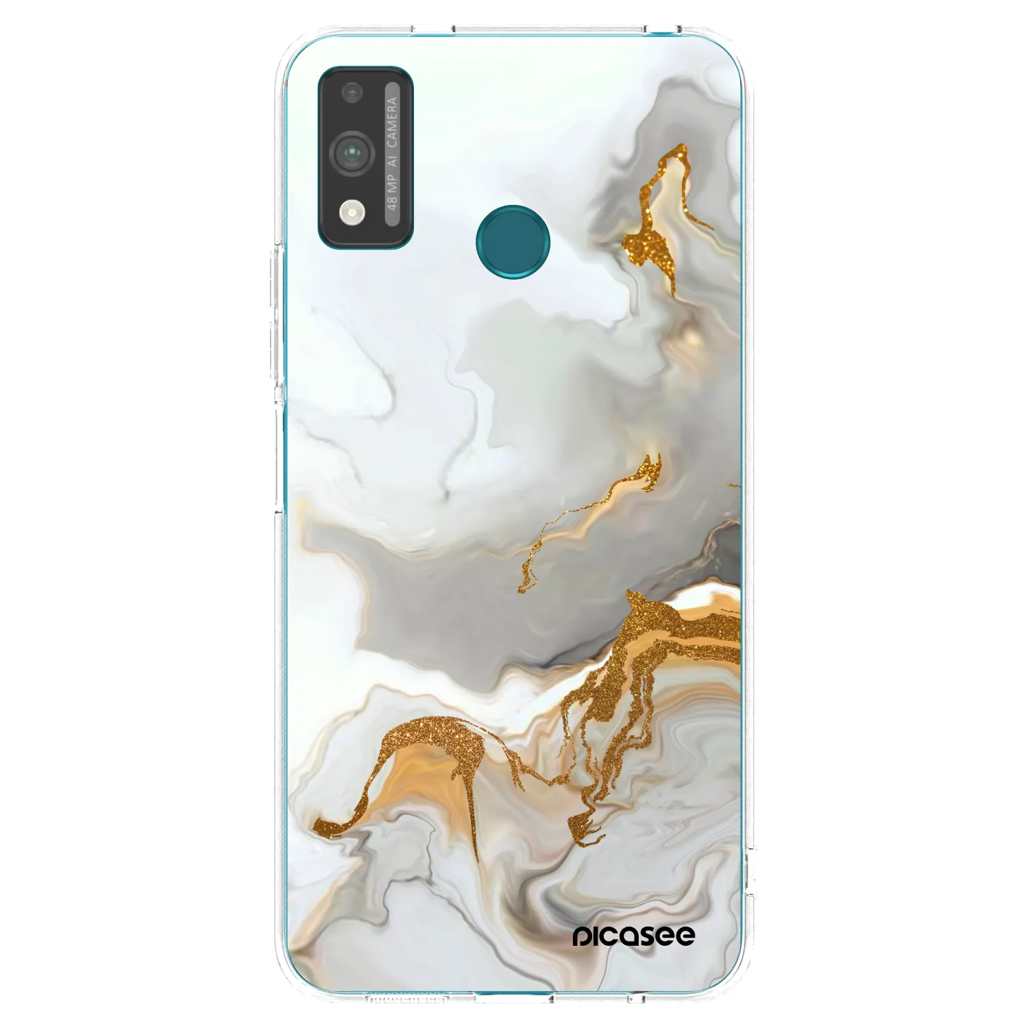 Picasee átlátszó szilikon tok az alábbi mobiltelefonokra Honor 9X Lite - Her