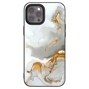 Picasee fekete szilikon tok az alábbi mobiltelefonokra Apple iPhone 12 Pro Max - Her