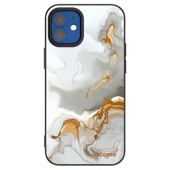 Picasee fekete szilikon tok az alábbi mobiltelefonokra Apple iPhone 12 mini - Her