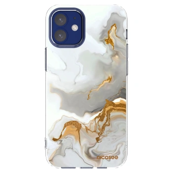 Picasee átlátszó szilikon tok az alábbi mobiltelefonokra Apple iPhone 12 mini - Her