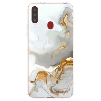 Picasee átlátszó szilikon tok az alábbi mobiltelefonokra Samsung Galaxy A20s - Her