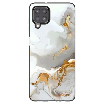 Picasee fekete szilikon tok az alábbi mobiltelefonokra Samsung Galaxy A12 A125F - Her