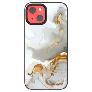 Picasee fekete szilikon tok az alábbi mobiltelefonokra Apple iPhone 13 mini - Her