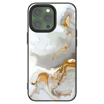 Picasee fekete szilikon tok az alábbi mobiltelefonokra Apple iPhone 13 Pro - Her