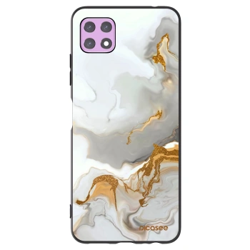 Picasee fekete szilikon tok az alábbi mobiltelefonokra Samsung Galaxy A22 A226B 5G - Her