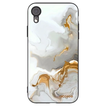 Picasee fekete szilikon tok az alábbi mobiltelefonokra Apple iPhone XR - Her