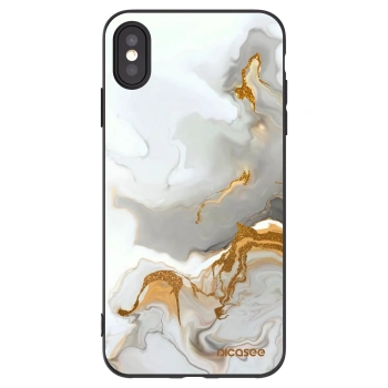 Picasee fekete szilikon tok az alábbi mobiltelefonokra Apple iPhone XS Max - Her