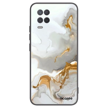 Picasee fekete szilikon tok az alábbi mobiltelefonokra Realme 8 5G - Her