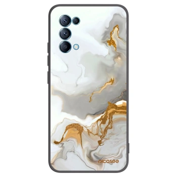 Picasee fekete szilikon tok az alábbi mobiltelefonokra OPPO Reno 5 5G - Her