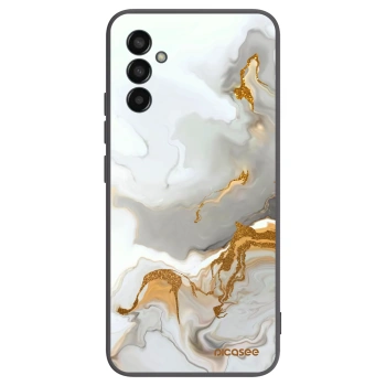 Picasee fekete szilikon tok az alábbi mobiltelefonokra Samsung Galaxy M13 M135F - Her