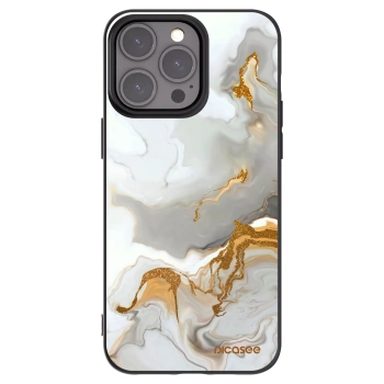 Picasee fekete szilikon tok az alábbi mobiltelefonokra Apple iPhone 15 Pro Max - Her
