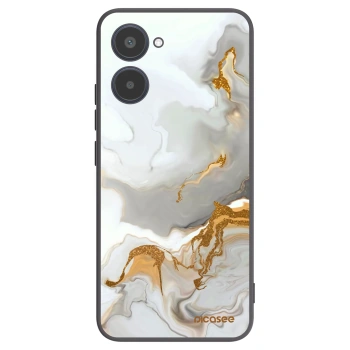 Picasee fekete szilikon tok az alábbi mobiltelefonokra Realme 10 4G - Her