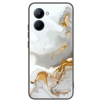 Picasee fekete szilikon tok az alábbi mobiltelefonokra Realme C33 (2023) - Her