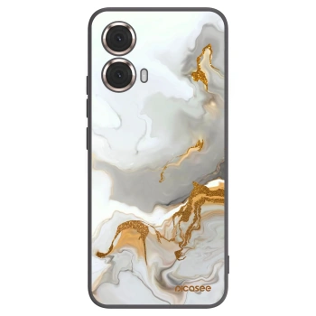 Picasee fekete szilikon tok az alábbi mobiltelefonokra Motorola Moto G85 - Her