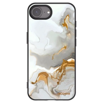 Picasee fekete szilikon tok az alábbi mobiltelefonokra Apple iPhone 16e - Her