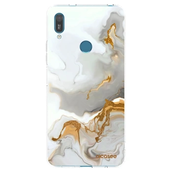 Picasee átlátszó szilikon tok az alábbi mobiltelefonokra Huawei Y7 2019 - Her