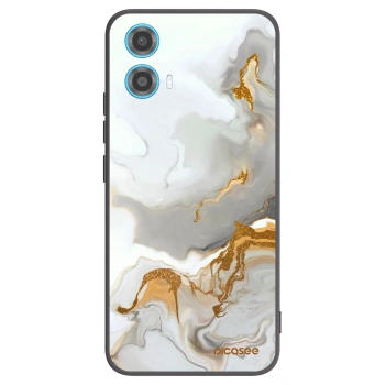 Picasee fekete szilikon tok az alábbi mobiltelefonokra Motorola Moto G34 5G - Her